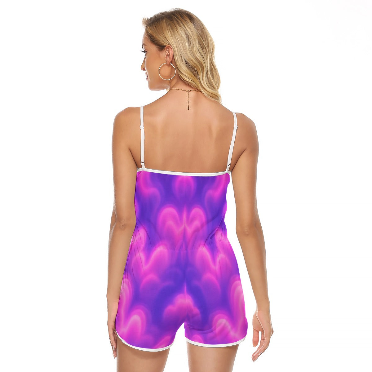 Women's V-neck Cami Romper