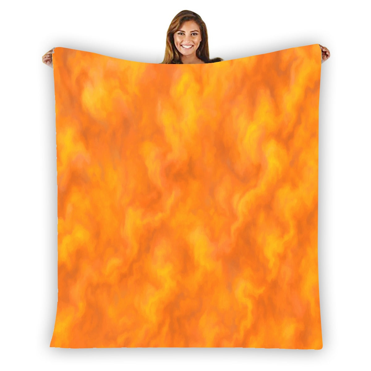 Unisex Single-Side Printing Flannel Blanket