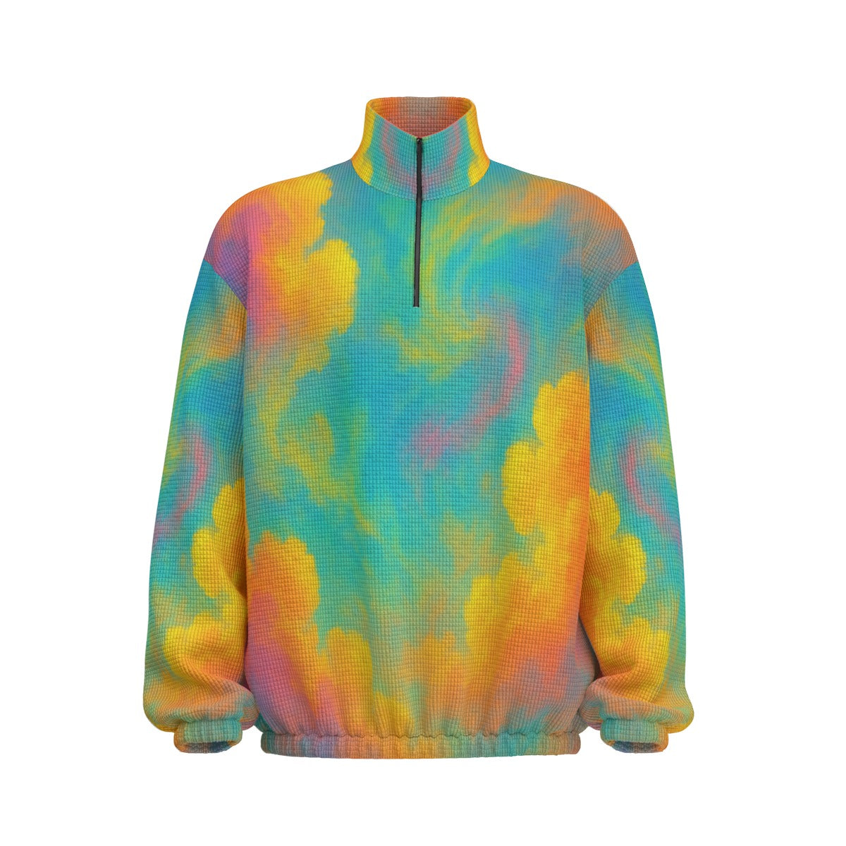 Unisex Turtleneck Zippered Sweatshirt