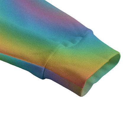 Unisex V-neck Knitted Fleece Cardigan With Button Closure