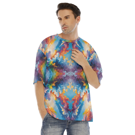 Men's Drop Shoulder T-shirt With Short Sleeve