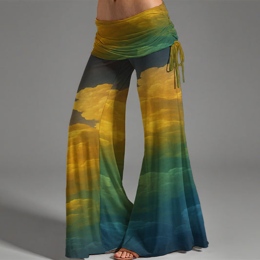 Women's High Waist Wide Leg Pants