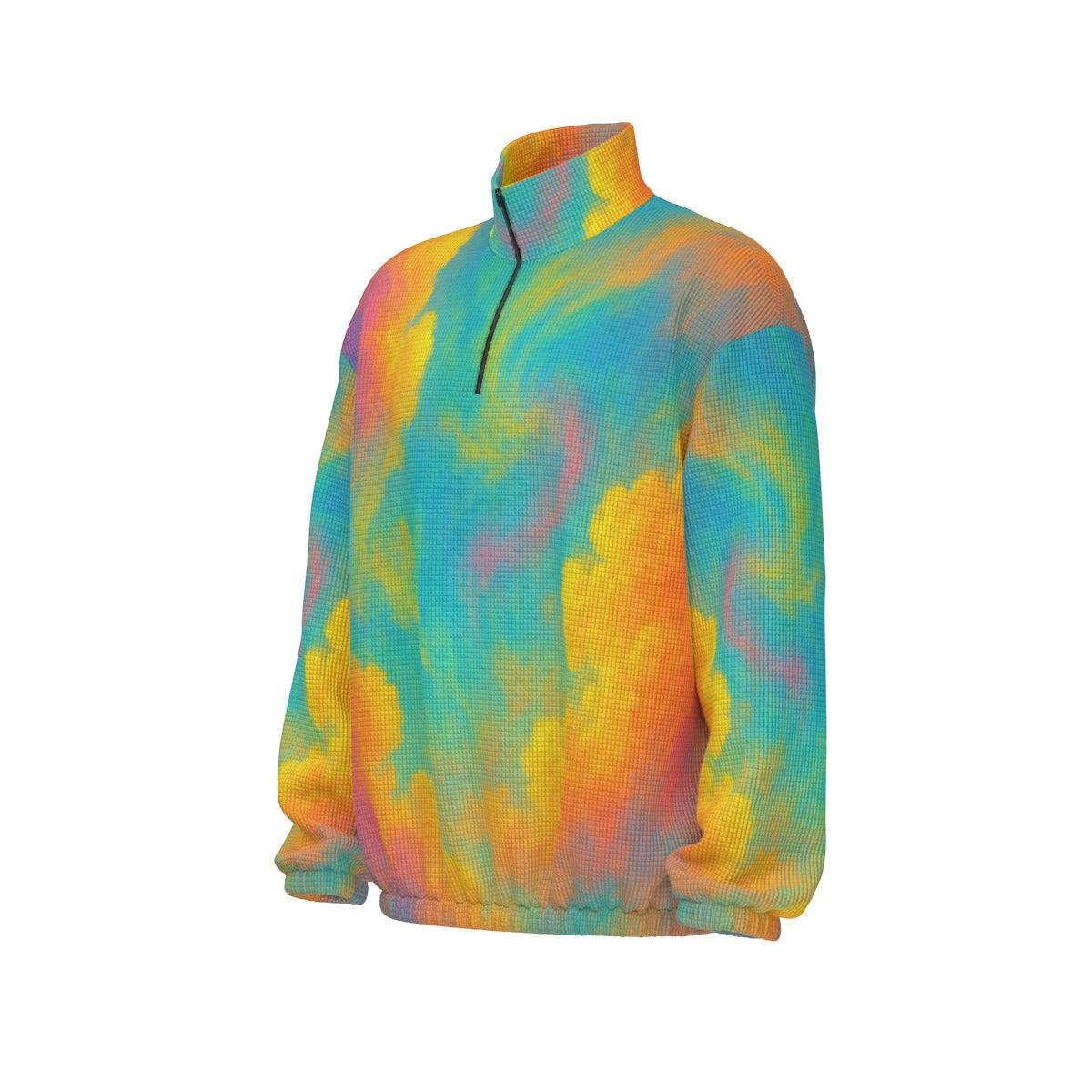 Unisex Turtleneck Zippered Sweatshirt