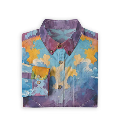 Men's Casual Lapel Long Sleeve Shirt|125GSM Cotton