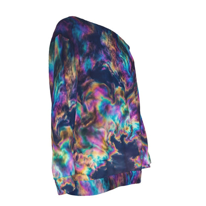Women's Off-Shoulder Sweatshirt