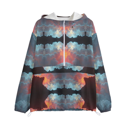 Unisex Pullover Jacket With Zipper Closure