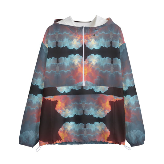 Unisex Pullover Jacket With Zipper Closure