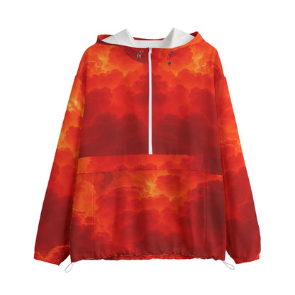 Unisex Pullover Jacket With Zipper Closure