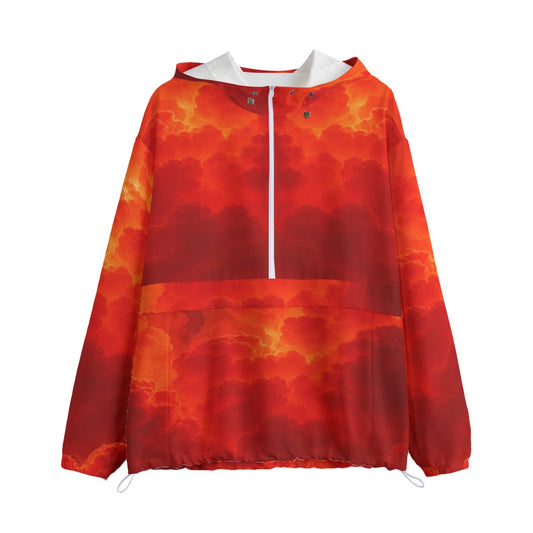 Unisex Pullover Jacket With Zipper Closure