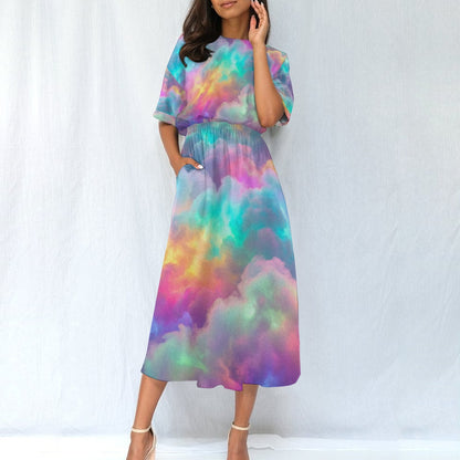 Women's Elastic Waist Dress