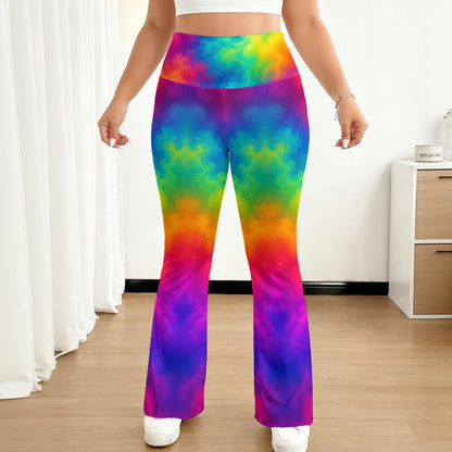 All-over print Women's Flare Yoga Pants