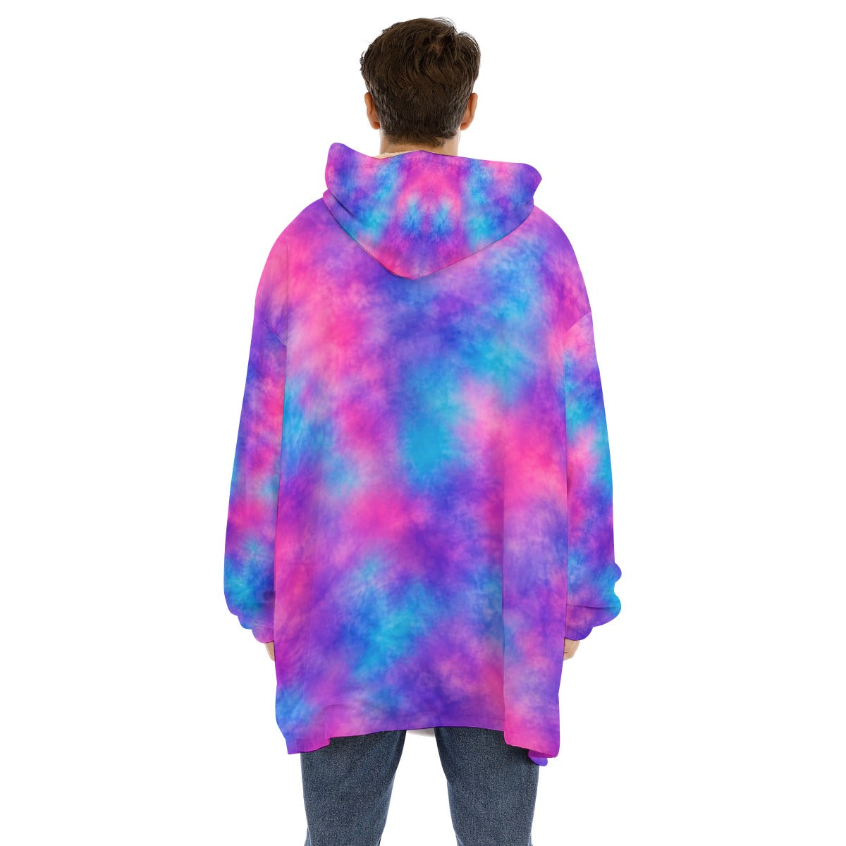 Unisex Sherpa-Fleece Hoodie Blanket - view 4