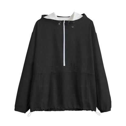 Unisex Pullover Jacket With Zipper Closure