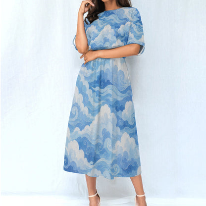 Women's Elastic Waist Dress by O’Nimbus