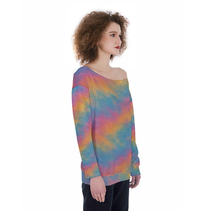 Women's Off-Shoulder Sweatshirt