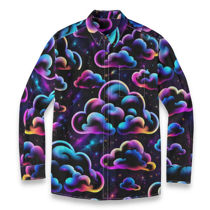 Men's Casual Lapel Long Sleeve Shirt|125GSM Cotton
