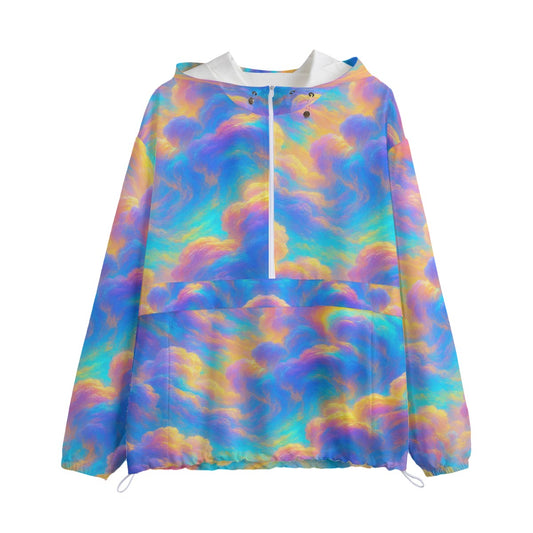 Unisex Pullover Jacket With Zipper Closure