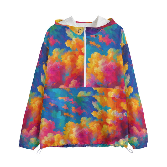 Unisex Pullover Jacket With Zipper Closure