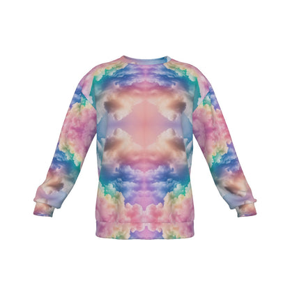 Men's Drop Shoulder Round Neck Long-Sleeved Sweatshirt