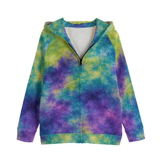 Children’s Zip-Up Raglan-Sleeve Hoodie | 310 GSM Cotton - view 1