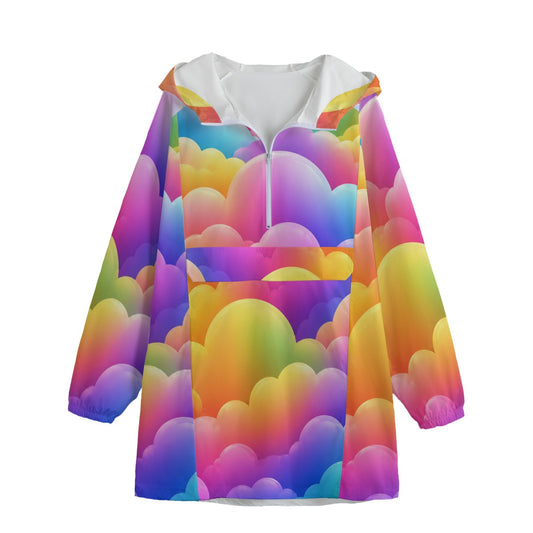 Unisex Windbreaker Long Jacket