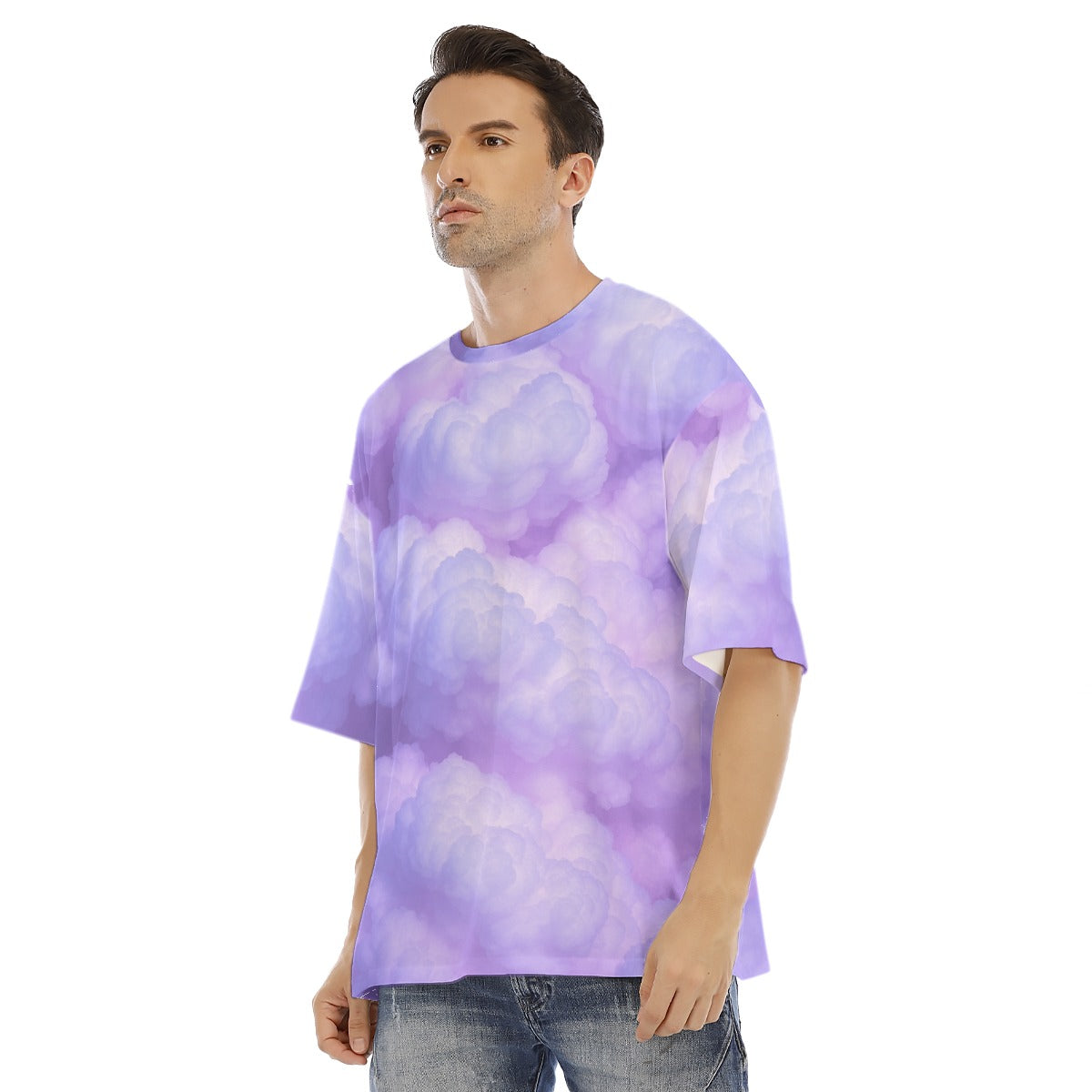 Men's Drop Shoulder T-shirt With Short Sleeve