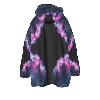 Unisex Kid's Sherpa Fleece Hoodie Blanket