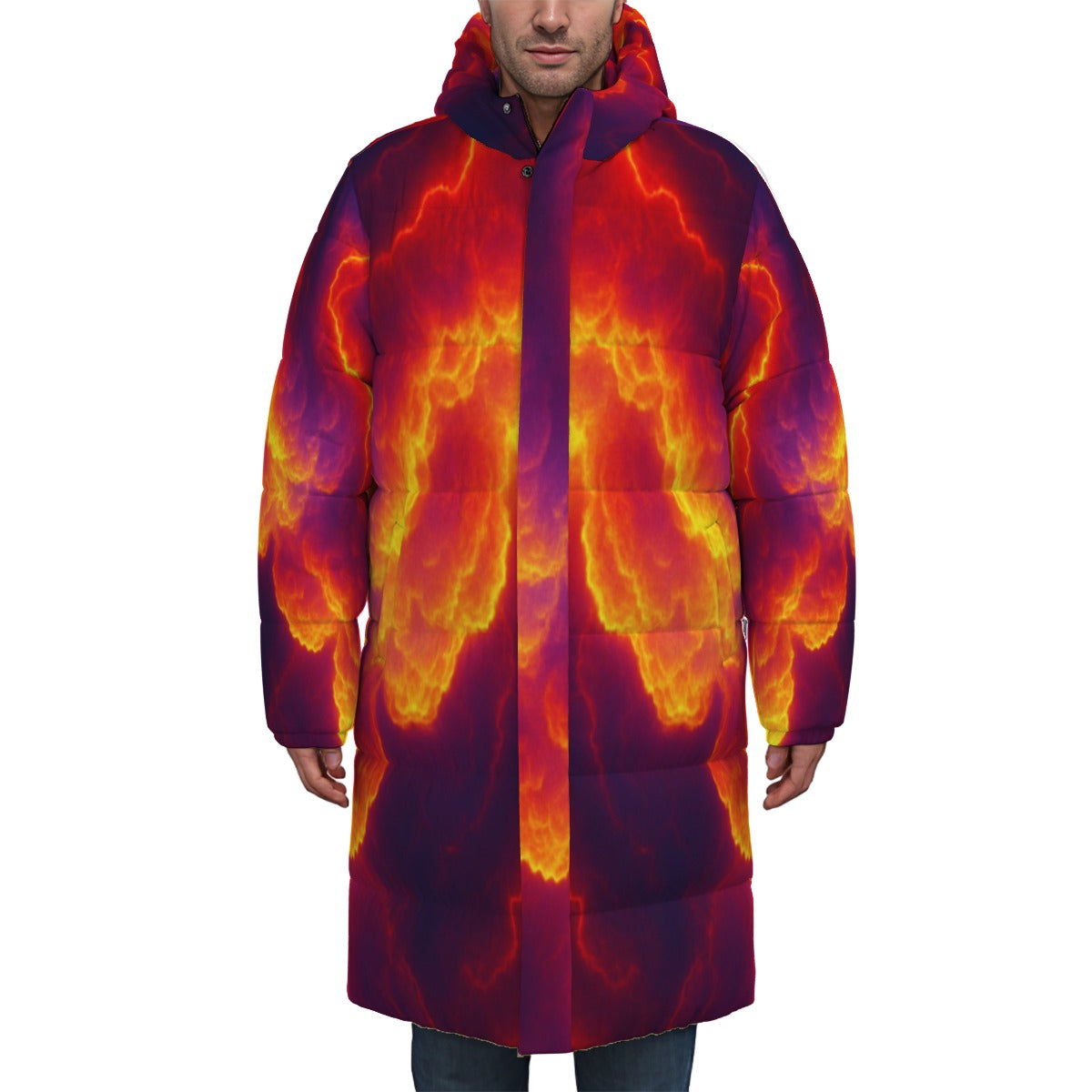 Unisex Long Down Jacket