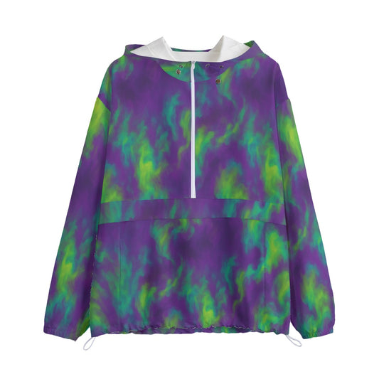 Unisex Pullover Jacket With Zipper Closure