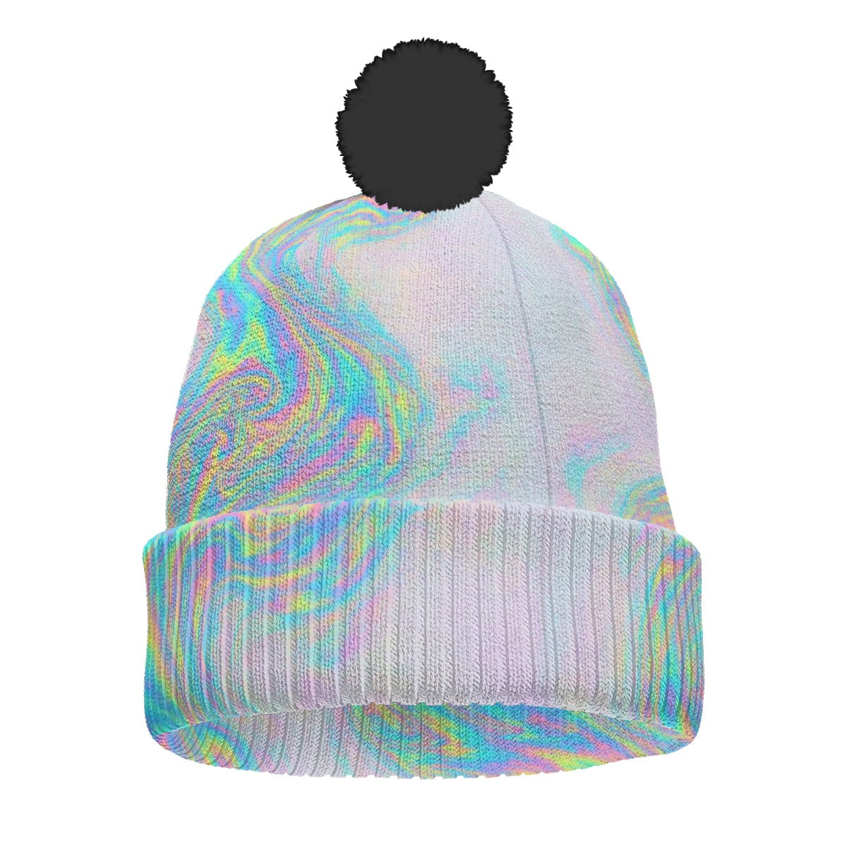 Unisex Knitted Hat With Pom-Pom