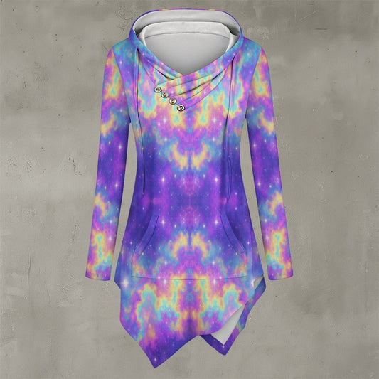 Women's Asymmetric Hem Hoodie