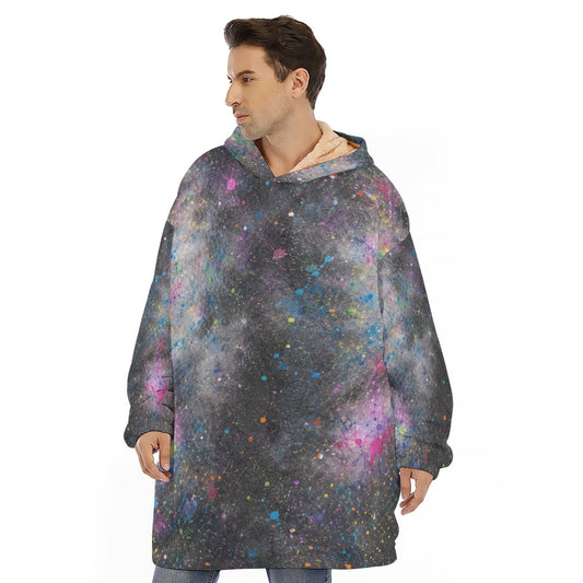 Unisex Sherpa-Fleece Hoodie Blanket - view 1