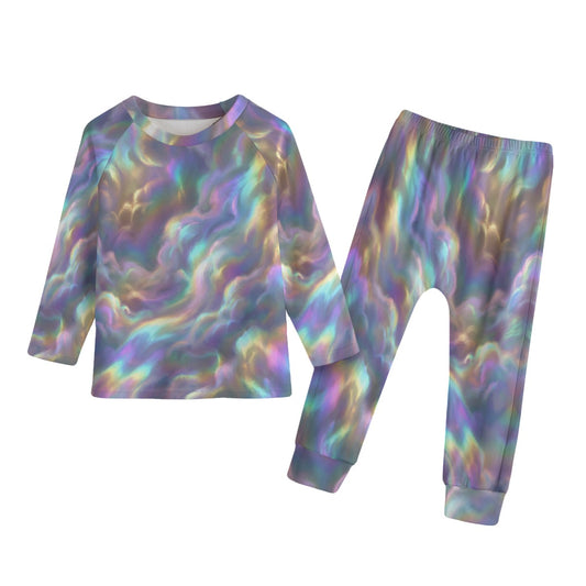 Kid's Knitted Fleece Set
