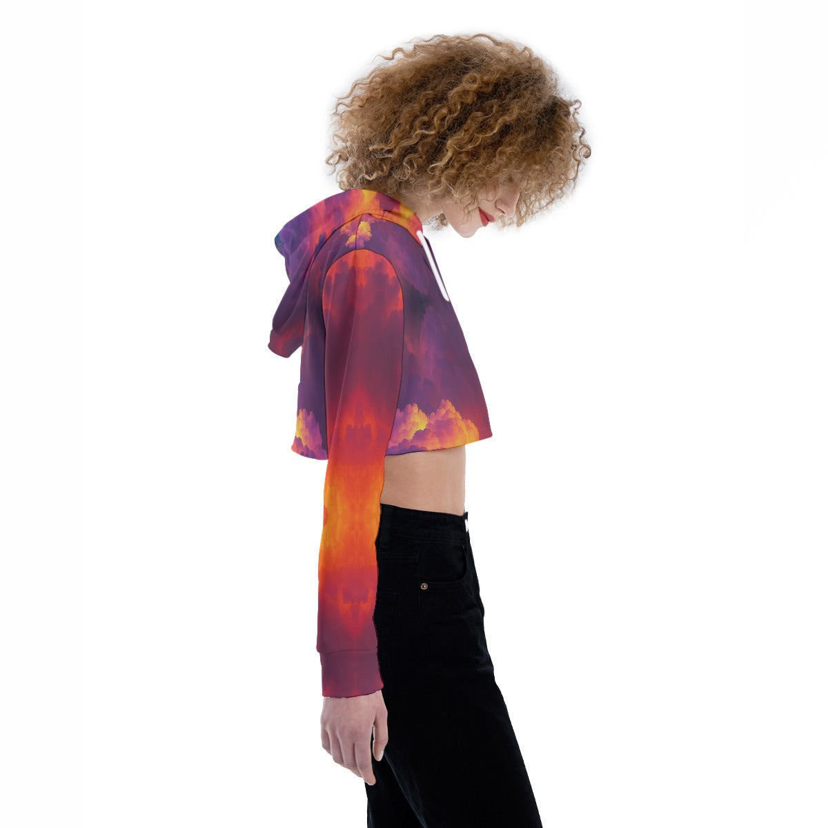 Women's Crop Top Hoodie