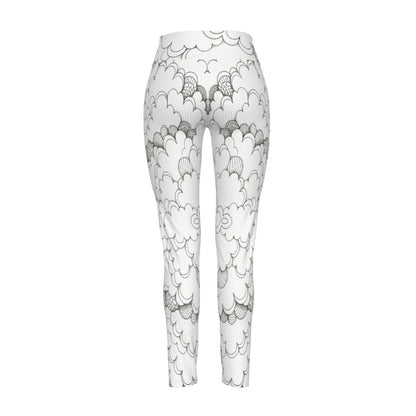 Women's High Waist Leggings | Side Stitch Closure