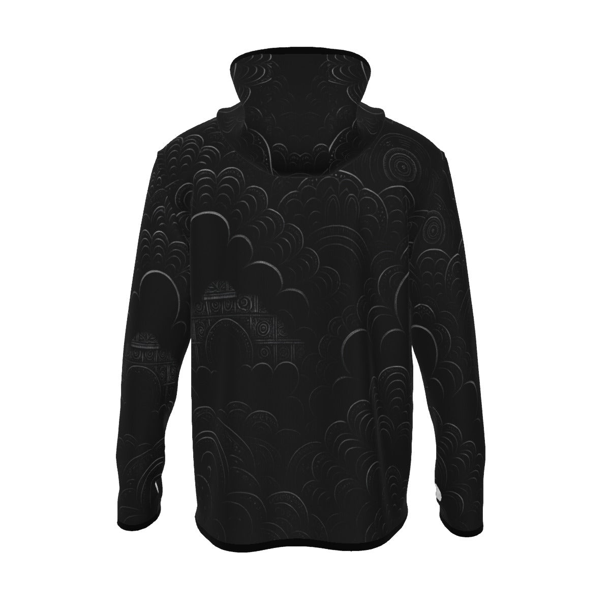 Men's Stylish Hoodie with Thumb Hole Design - view 2