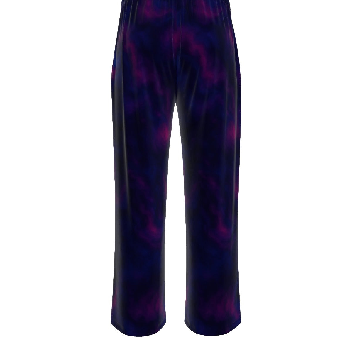 Unisex Knitted Fleece Wide Leg Pants