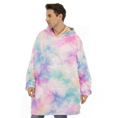 Unisex Sherpa-Fleece Hoodie Blanket - view 1