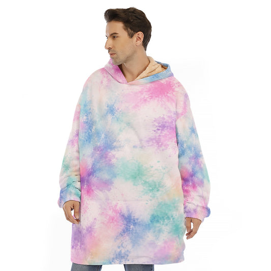 Unisex Sherpa-Fleece Hoodie Blanket - view 1