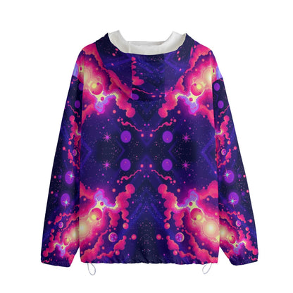 Unisex Pullover Jacket With Zipper Closure