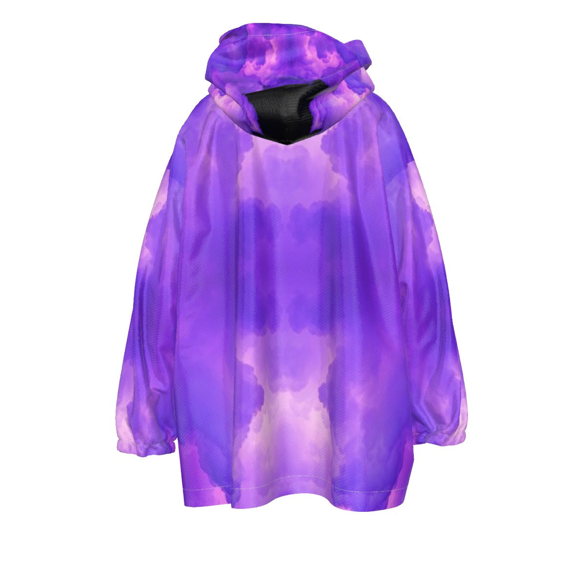 Unisex Kid's Sherpa Fleece Hoodie Blanket