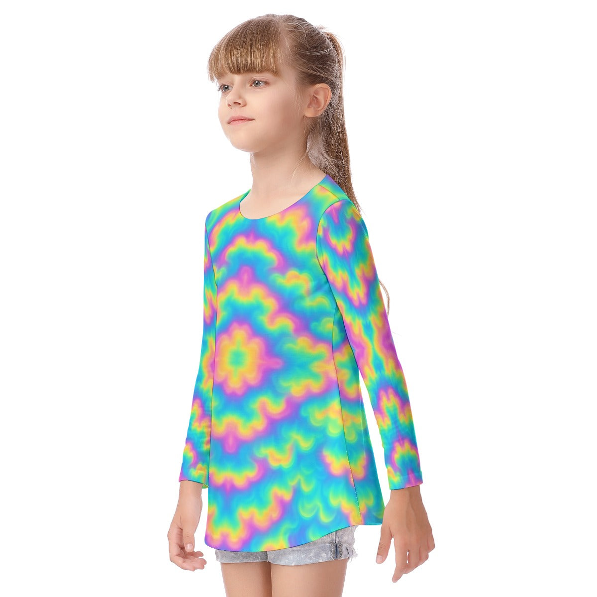 Unisex Kid's Long Sleeve O-neck T-shirt