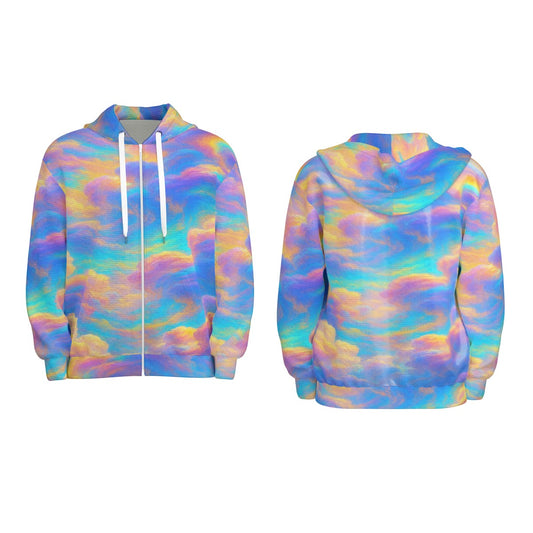 Unisex Zip Hooded Sweatshirt