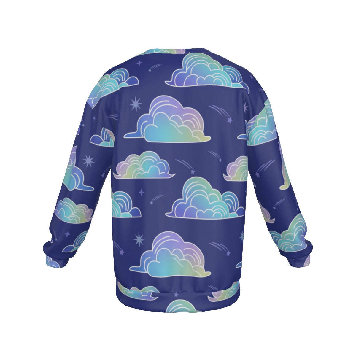 Men's Drop Shoulder Round Neck Long-Sleeved Sweatshirt