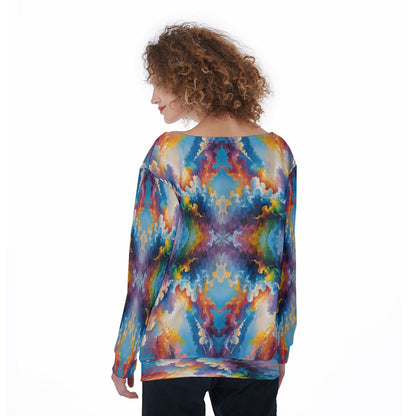 Women's Off-Shoulder Sweatshirt