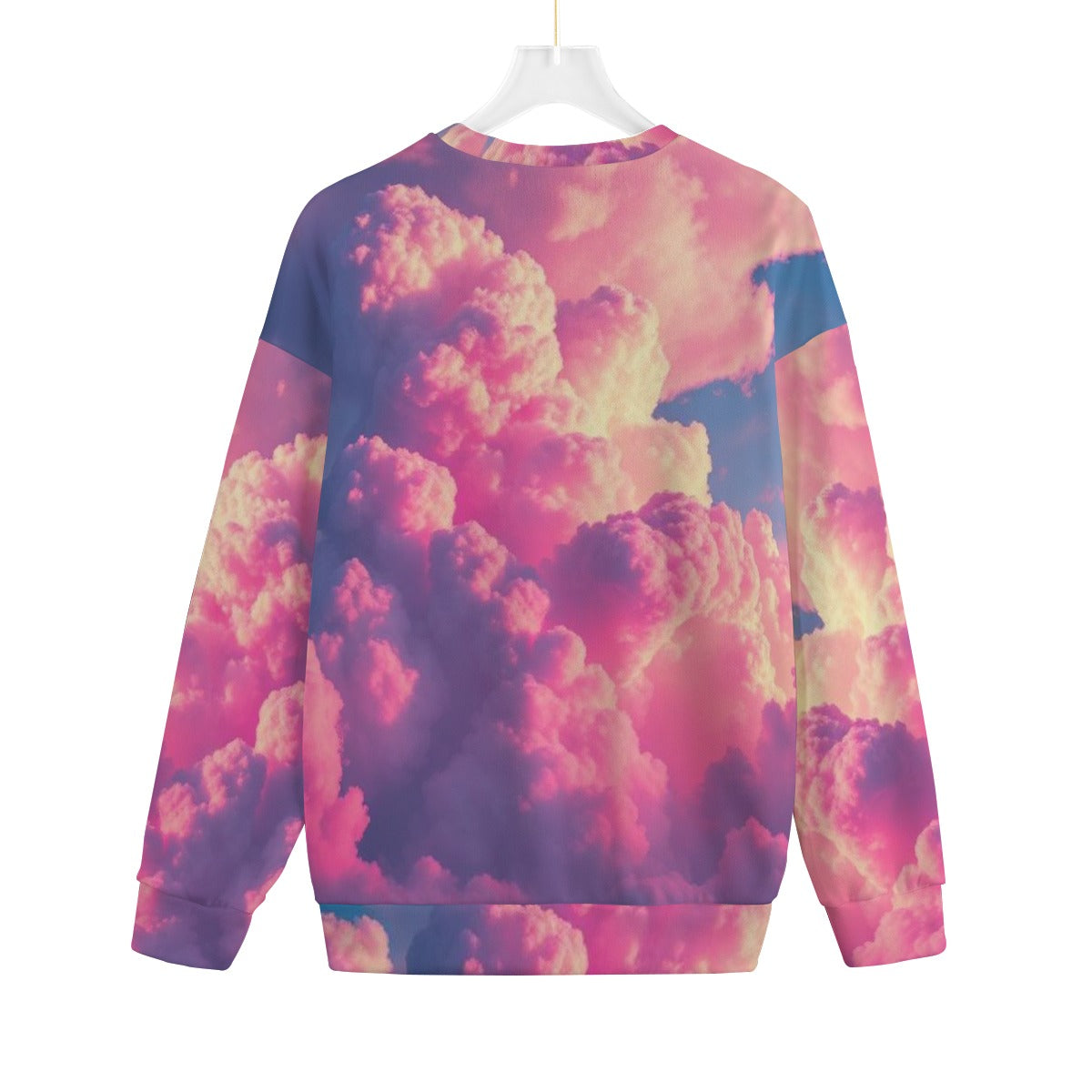 Unisex Drop-shoulder Knitted Fleece Sweater - view 2