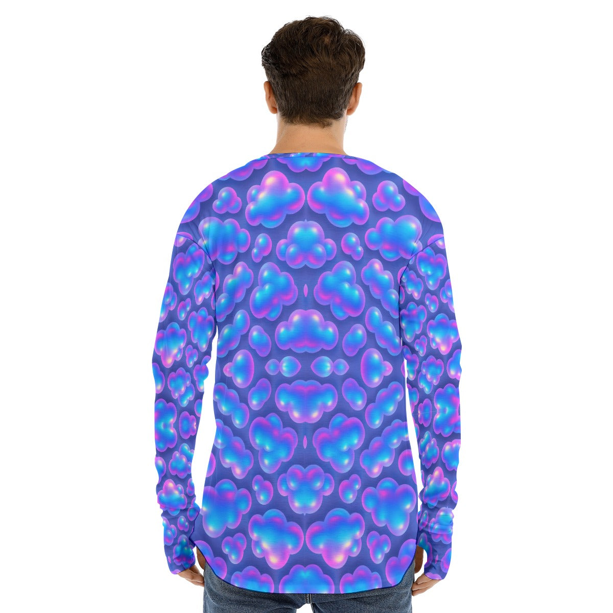 Men's Fingerless Long Sleeve T-shirt