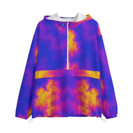 Unisex Pullover Jacket With Zipper Closure