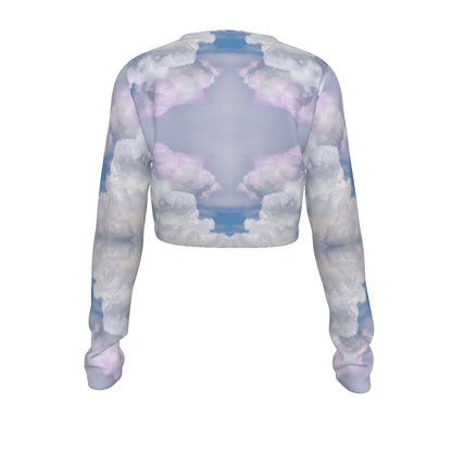 Women's Round Neck Crop Top T-Shirt