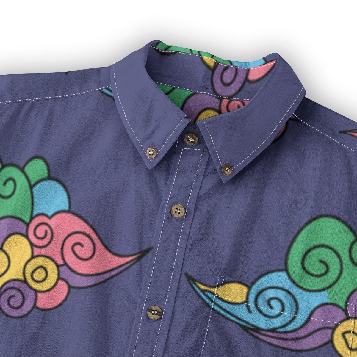 Men's Casual Lapel Long Sleeve Shirt|125GSM Cotton